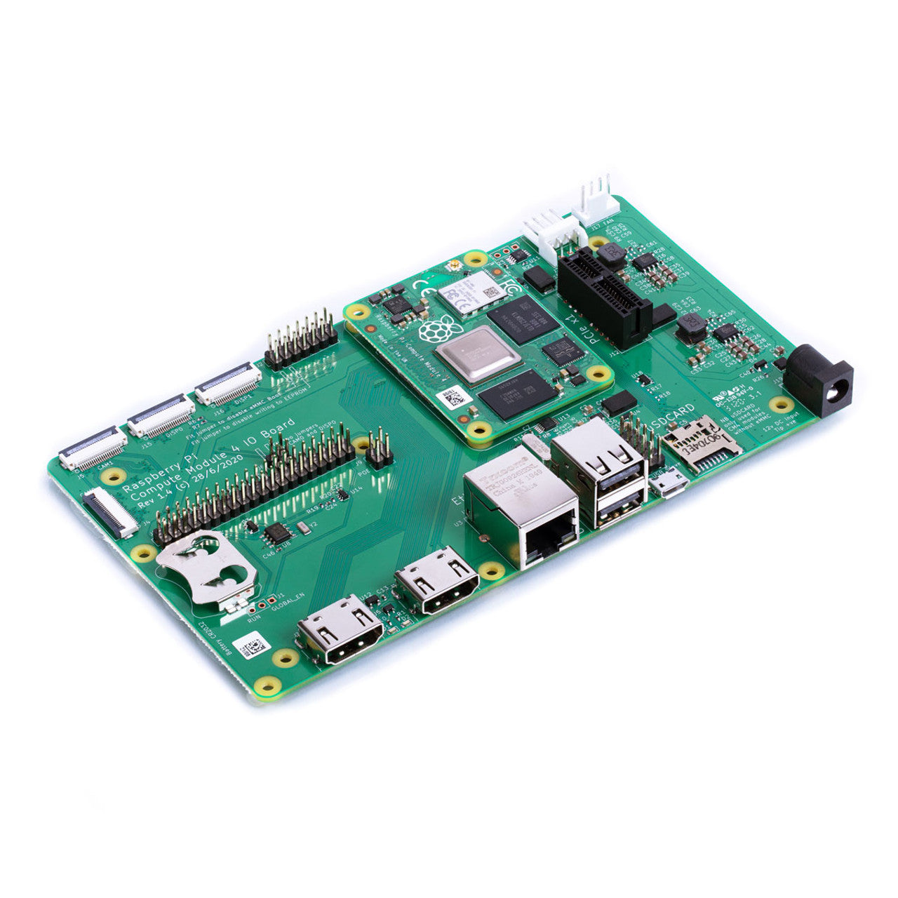 Raspberry Pi Compute Module 4 IO Board a Development Platform and Reference Base-Board Design for CM4 Without WiFi